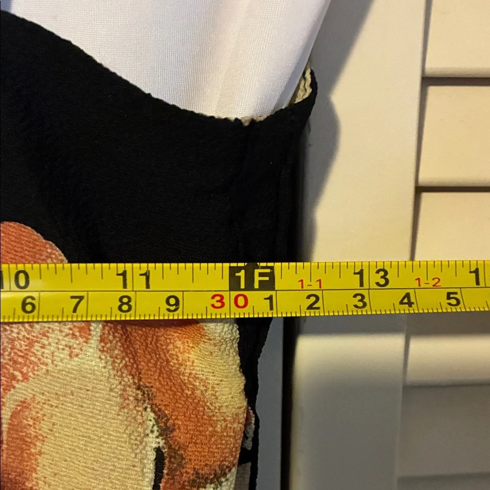 Beautiful Spring/ Summer Floral Black and Rose Formal minidress (S) - Picture 11 of 11